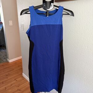 A Pea in the Pod Maternity Pregnancy Cocktail Body Con Dress Color Block M